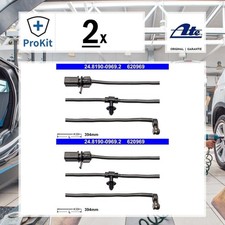 2x ORIGINAL® Ate Warnkontakt, Bremsbelagverschleiß Hinten, Rechts für Audi A4