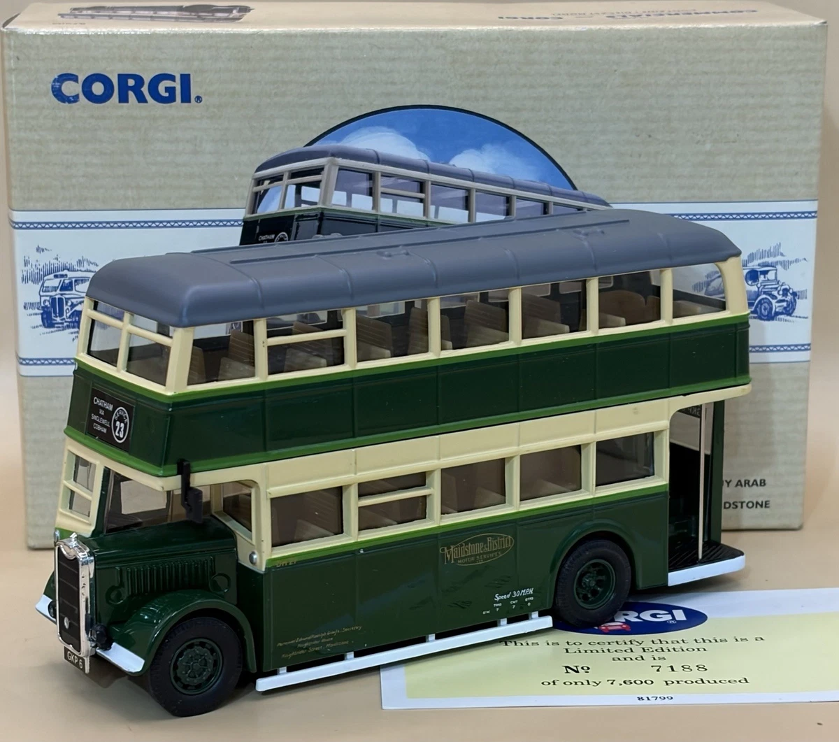 CORGI 1/76 - Bus Autobus LEYLAND UTILITY BUS LONDON TRANSPORT 10