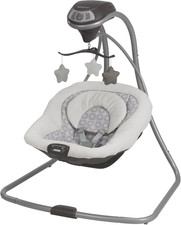 Simple Sway Baby Swing, Side  To  Side Sway, Infant Swing with 6 Speeds, Vibration