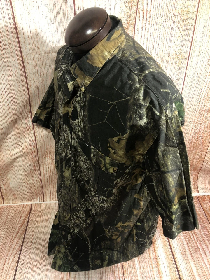 Men’s JERZEES OUTDOORS REALTREE CAMO XL EXTRA LARGE COTTON BLEND SHIRT - Image 4 of 4