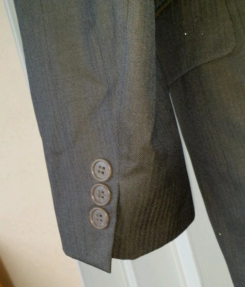 Chaqueta Blazer Abrigo Deportivo Verde Yves Saint Laurent 40S Espiga Hecho en Francia Foto 4 de 4