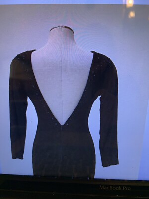 1980s Vintage Black Suede Evening Dress By Vakko | eBay 1980s Vintage Black Suede Evening Dress By Vakko | eBay