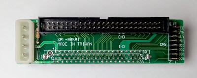 SCSI Adapter SCA 80pin (f) auf 50Pin SCSI (m) Festplatte Konverter * NEU + OVP *