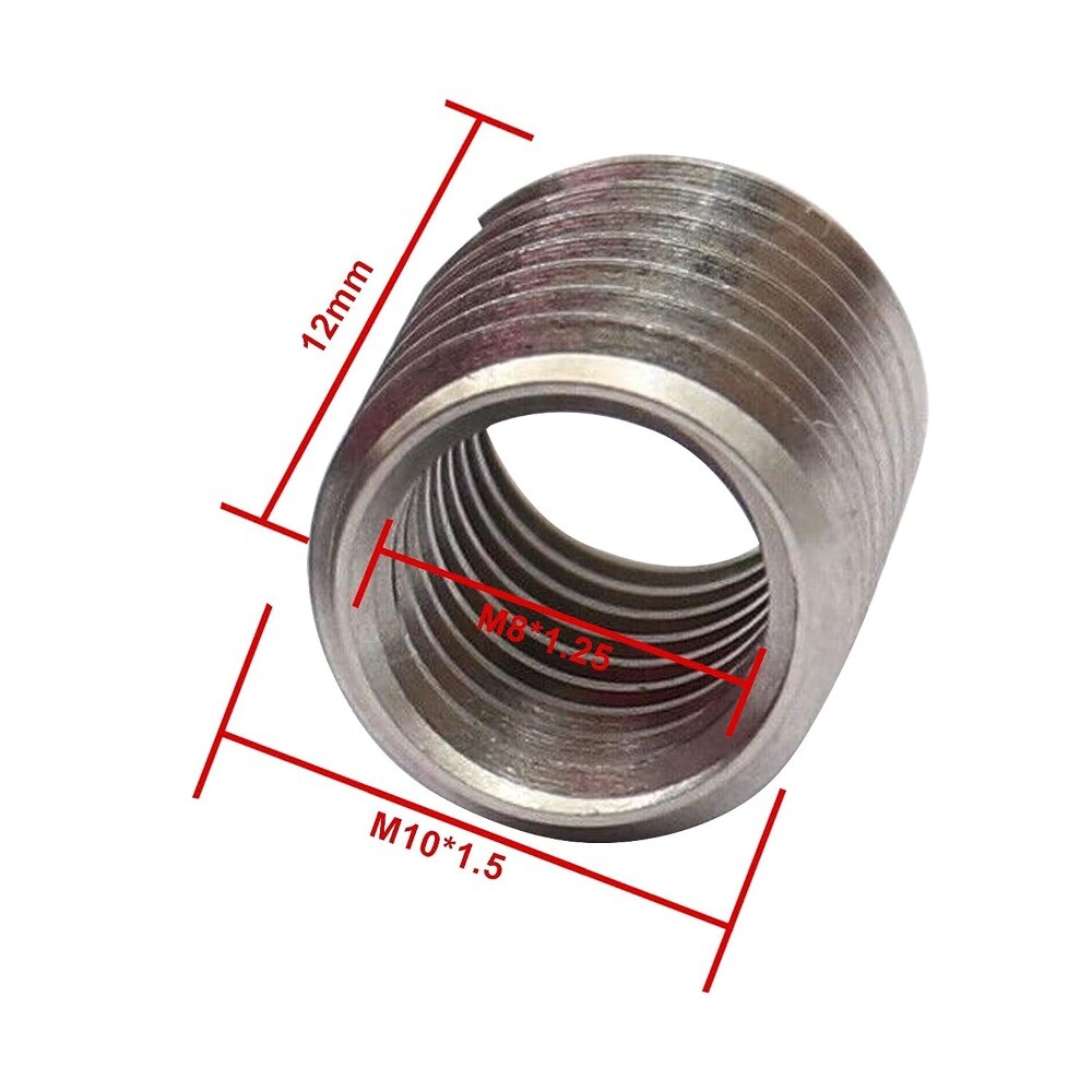 M8 Weiblich Gewinde adapter M10 12mm Männlich Set einfügen Adapter  