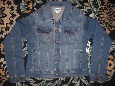 Old Navy Jacket Girls Sz XS S M L XL XXL Denim Blue Medium Wash
