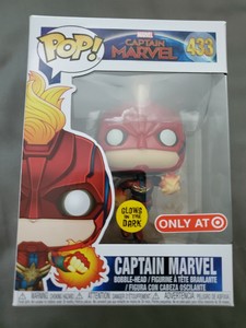 captain marvel flying funko