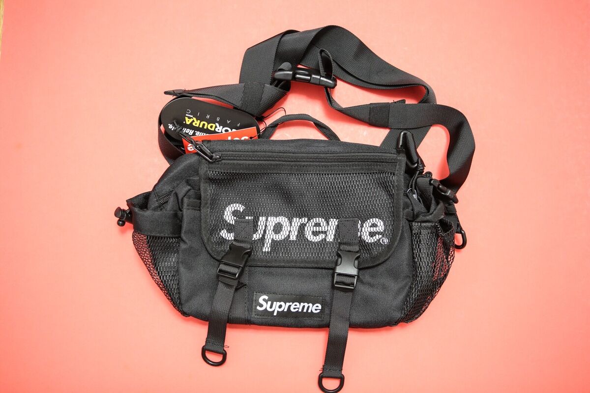 Supreme SS20 Black Mesh Shoulder Bag | eBay Supreme SS20 Black Mesh Shoulder Bag | eBay