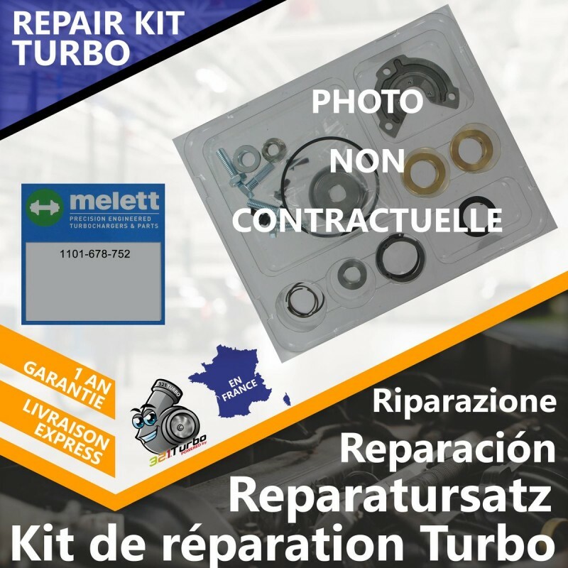Kit de réparation turbo 465987 pour naviguer en toute sécurité sur yacht de 12L