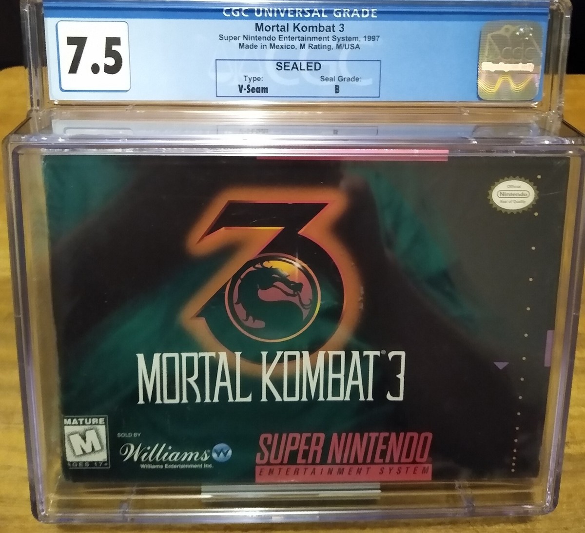 Mortal Kombat 3 (Super Nintendo Entertainment System, 1995) for