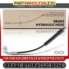 New Front Left Brake Hydraulic Hose For Ford Explorer Police Interceptor Utility New Front Left Brake Hydraulic Hose For Ford Explorer Police Interceptor Utility