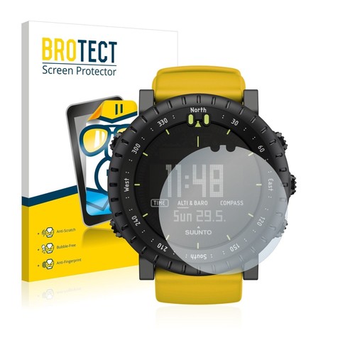 Suunto Core Yellow Crush , 2 x BROTECT® HD-Clear Screen Protector, hard-coated - 第 1/4 張圖片