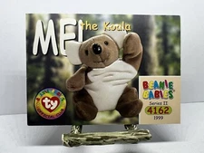 TY Beanie Babies BBOC Card - Series 2 - #196 Mel The Koala