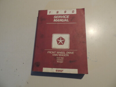 1990 Shop manual Werkstatthandbuch Dodge Ram Van Caravan Voyager 2.5 /Turbo 3.0L