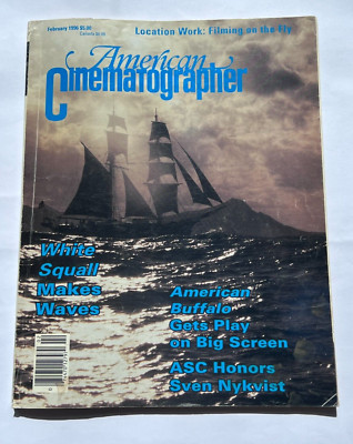 American Cinematographer Magazine February 1996 White Squall - Sir Ridley Scott