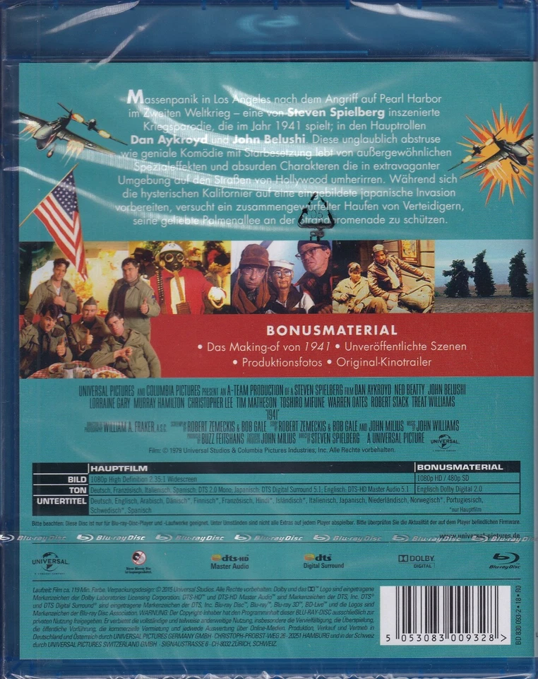 1941 - Wo bitte geht's nach Hollywood? [Blu-ray]  (NEU! Original verschweißt) - Bild 2 von 2