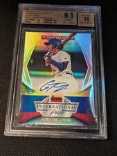 2015 PANINI INTERNATIONAL PRIDE ELITE GLEYBER TORRES AUTO RC /149 BGS QUAD 9.5 