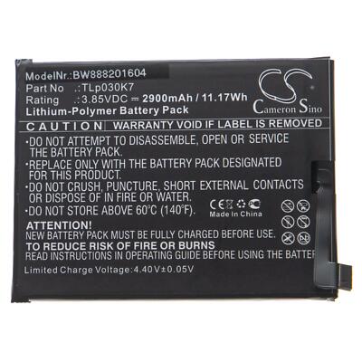Akku für Alcatel TLp030K7 2900mAh
