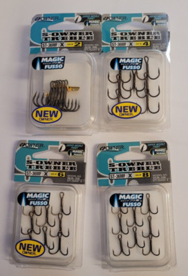 Owner Drillinge S-Owner Treble St 36 MF Balzer Raubfisch Angeln Haken Zubehör