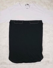 Zara Jersey Dress Black & White Women's NWT Size Small 