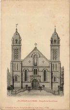 Old postcard BAGNOLES-de-l'ORNE-Chapelle du Sacré Coeur (29792)