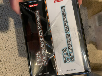 beatmania IIDX SUPER BEST BOX Soundtrack vol 1 & 2 ost DDR Konami