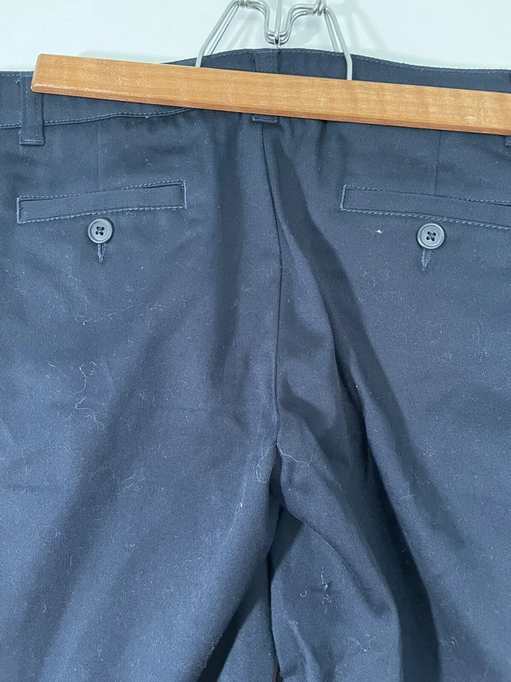 Pantalones Uniforme Lands End Niñas Azul Corte Bota 14+ Plus Ajustables Nuevos sin Etiquetas Nunca Usados Foto 4 de 4