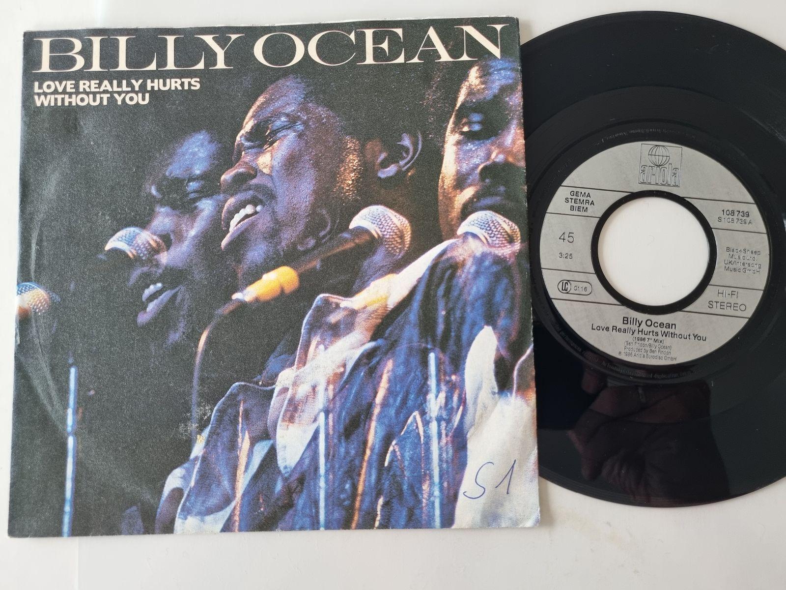 7"" Single Billy Ocean - Love really hurts without you Vinyl Germany REMIX