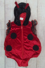 Unbranded Halloween Infant Toddler Ladybug Costume One Size Black Red