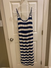 Striped Navy & White Cooperative Dress NWT Urban Outfitters Small S