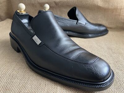 Mens Gucci Black Leather Loafers size 11.5 s-l400.jpg main image 2