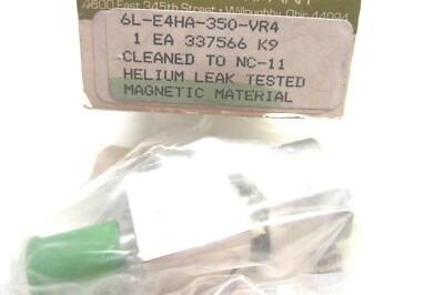NEW SWAGELOK NUPRO 6L-E4HA-350-VR4 EXCESS FLOW VALVE 6LE4HA350VR4