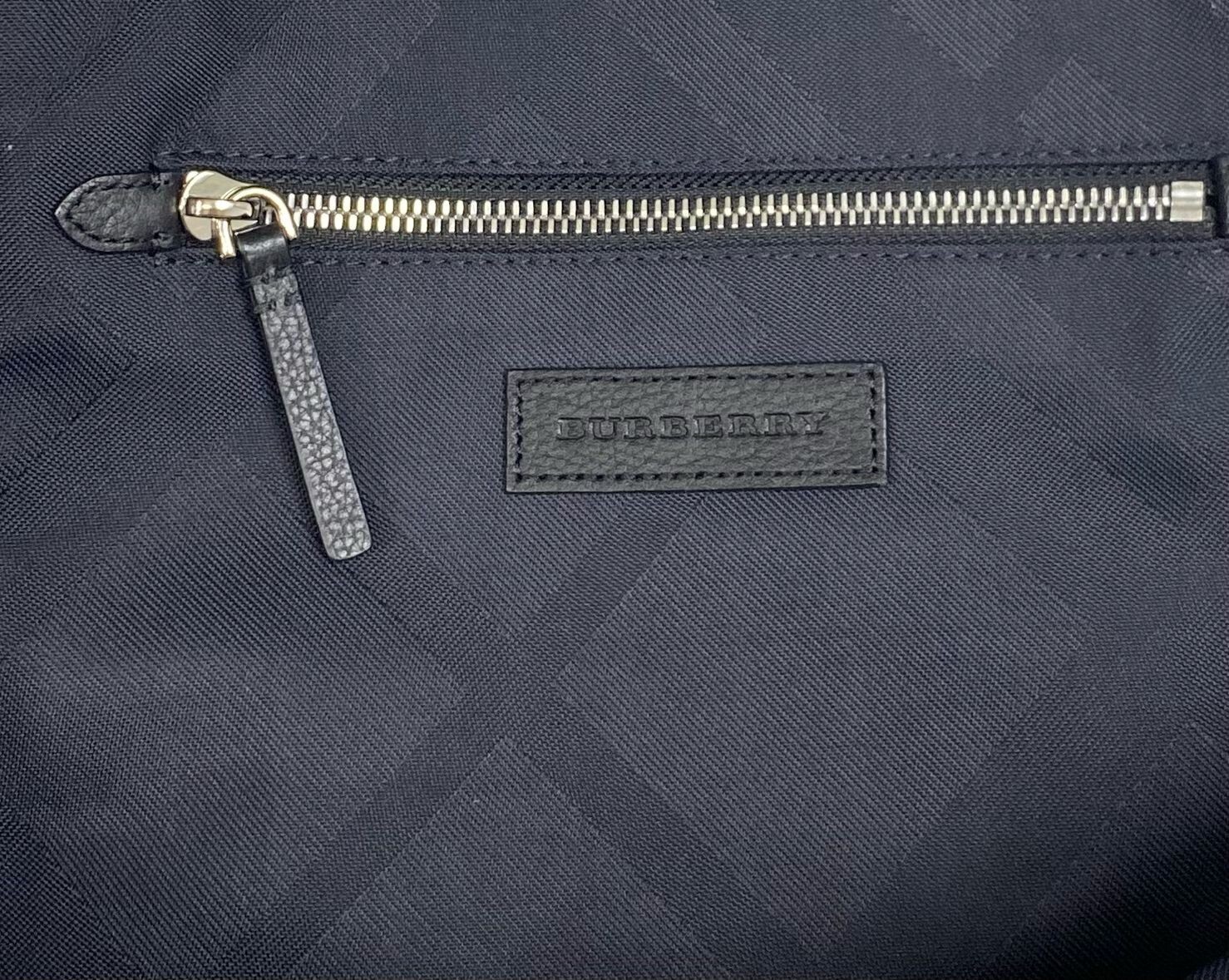 Burberry Yellow/Black Fabric Simple Abbeydale Backpack image 7