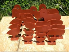 IHMSA NRA Silhouette Smallbore Steel Targets 20 Piece Set - 1/5 Scale 1/4" AR500