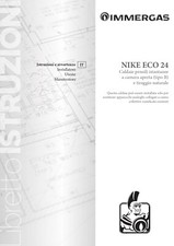 Manuale istruzioni installazione e d'uso utente caldaia Immergas Nike Eco 24