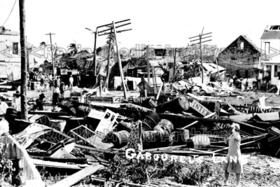 guu-61 Disaster, Gabourel's Lane, Belize. Foto
