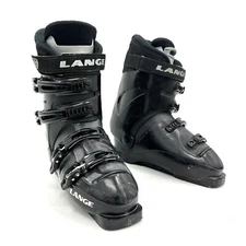 Lange Anthea 4 Black Downhill Alpine Ski Boots Men's Size 26.5