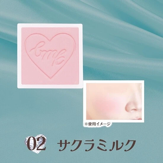 CANMAKE Mytone Couture 2.1g MT 02 Sakura Milk Pink Face Color - Image 4 of 4