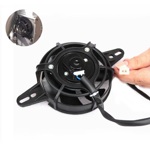 Ventilador de refrigeración radiador universal para motocicleta enfriador de aceite motor ventilador eléctrico piezas - Imagen 3 de 8