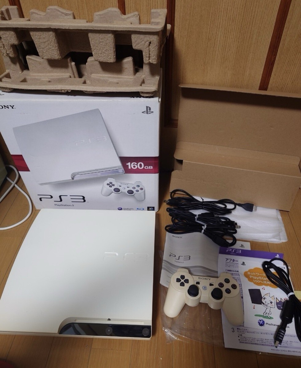 ソニー(SONY) Playstation 3 CECH-3000A 160GB SONY PS3 PlayStation 3 160GB CECH-3000A Black Used with Box
