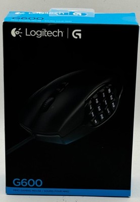 Factory Sealed - Logitech G600 MMO Wired Gaming Mouse - Black