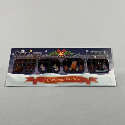 Disneyland 30 Years Christmas Fantasy Parade Magic Key Lenticular Complete Set