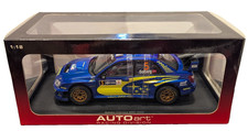 AUTOart Racing 1/18 Subaru Impreza WRC 2005 Solberg Mexico Winner #5 80592
