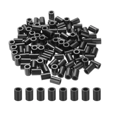 uxcell 100pcs Nylon Round Spacers 4mm ID, 7mm OD, 10mm Height 