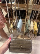 Tory Burch Britten Embossed Chain Wallet