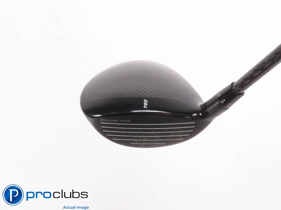 Nice Tour Edge Exotics C722 18* 5 WOOD w/Cover - C6 Blue 50 Stiff Flex 462384 - Image 2 of 4