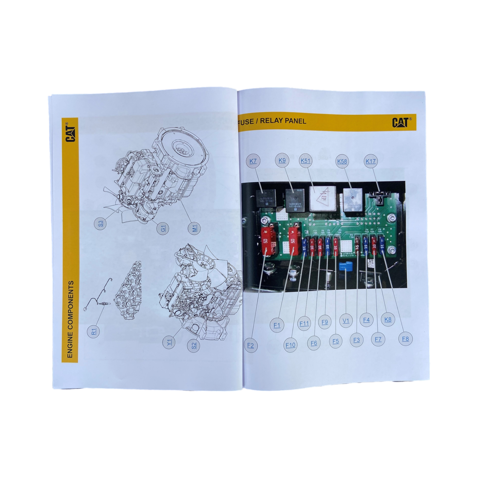 Caterpillar 390D Excavator Electrical AccuGrade GEN2 schematic service manual with green and black diagram and parts list.