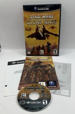 Star Wars: The Clone Wars (Nintendo GameCube, 2002) CIB Tested W/ Reg Card