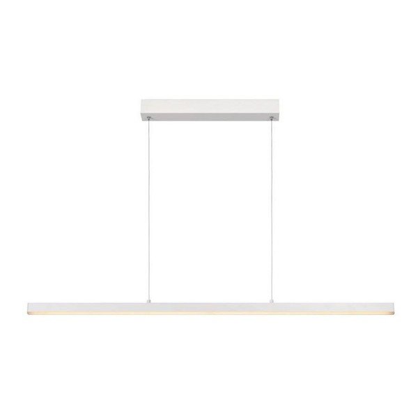 LED Pendelleuchte Metall Weiß KüChe 2700 K L:118 Cm HäNgelampe Esstisch-image