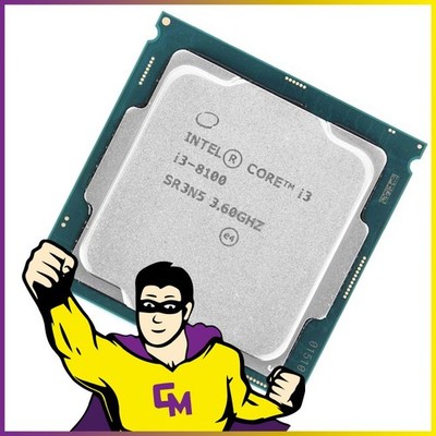 Prozessor CPU Intel I3-8100 SR3N5 3.60GHz FCLGA1151 Quad-Core
