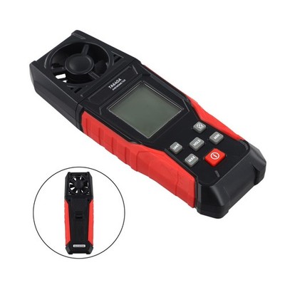 Luftgeschwindigkeitsmesser Hand-Anemometer Data Hold Funktion zur Wetterüberwac